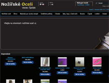 Tablet Screenshot of nozirske-oceli.cz
